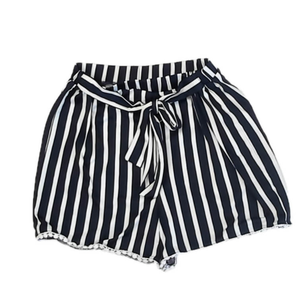 Sophia + Zeke Girls Navy Stripe Shorts size: 10 Years